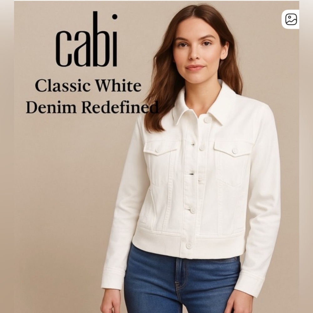 CAbi Everyday Jacket In White Style Number 6469